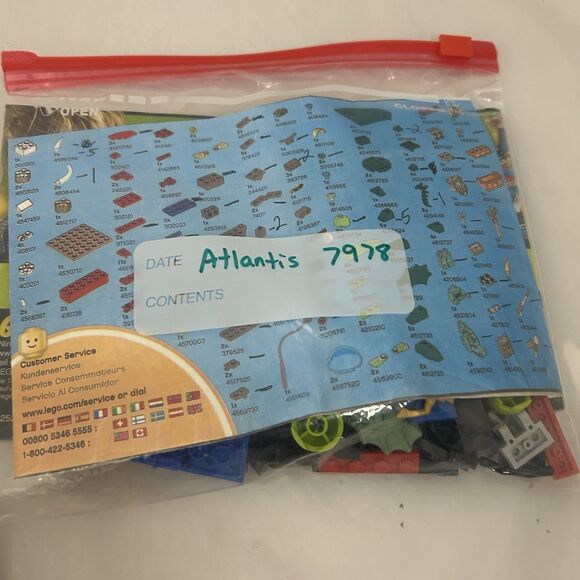 Misc Lego Sets Bundle Includes Atlantis Lego Movie DC comics Not Complete - Picture 9 of 11
